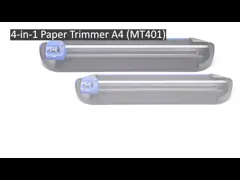 4 в 1 резце триммера 320 x 70mm бумажном, резец A4 канцелярских принадлежностей бумажный 12 дюйма video