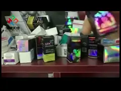 Коробка медицины печатания пробирки впрыски бумажная для фармацевтической медицины video