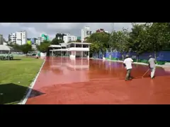 Не токсический удар поверхности баскетбола системы настила Pu кремния - устойчивый video