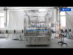 Filling, capping, labeling and packaging production line for tomato sauce