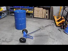 Погрузочно-разгрузочное оборудование барабанчика Sinolift DE450 коррозионностойкое механическое с пневматической емкостью 450kg колес video