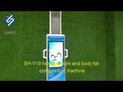 Bluetooth высчитывает интерфейс RS232/4G масштаба анализатора жировых отложений Bmi video