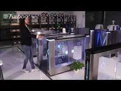 Расмки металлоискателя офиса компактного дизайна, турникет ворот качания нержавеющей стали video