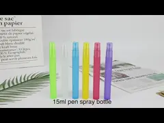 голубые небольшие бутылки брызг духов 8мл, легкие носят атомизатор духов перемещения video