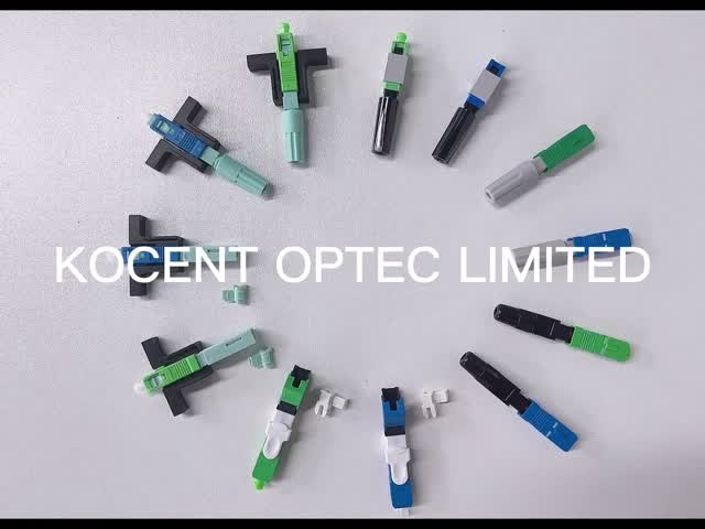 2.0mm 3.0mm FTTX LC UPC Fiber Optic Fast Connector with ISO9001:2008 and 55mm 60mm Length