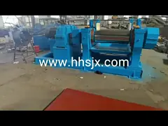 Nylon Bush Open Mill Rubber Mixing With Manual Gap Adjustment Device