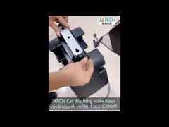 VED привязывают FCC воды стирки автомобиля вьюрка шланга барабанчиков ABS 4 Retractable video