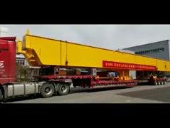 Стандарт DIN крана балочного моста преобразования частоты 10 тонн европейский одиночный video