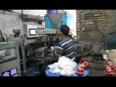 Пластиковая станция машины 24 инжекционного метода литья роторного ботинка выдувания воздухом PVC video