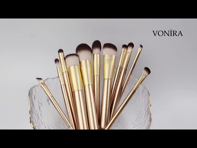 A composição sintética do ouro de Vonira escova 11pcs com marca própria