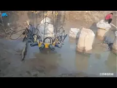 Выключатель кучи КП380А гидравлический, конкретный круглый резец кучи резца головы куч video