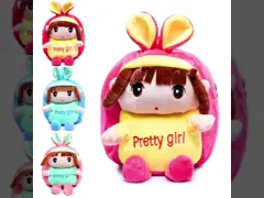 Одна сумка японское Harajuku плюша рюкзака медведя плеча ходя по магазинам заполненная изготовленная на заказ video