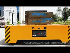 Тележка платформы 30 тонн Trackless моторизованная тяжелым грузом video