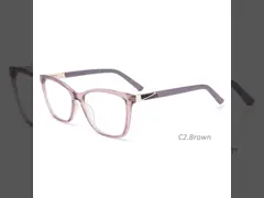 Blue Light Blocking Polygon TR90 Square Optical Frame Women Eyewear