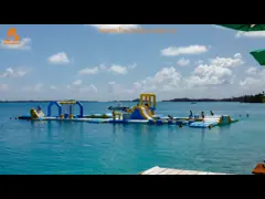 35mL*19mW Inflatable Floating Water Park Games In Bermuda