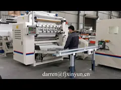 Машина упаковки лицевой ткани 11kw полиэтиленового пакета автоматическая video