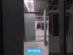 Дверь входа металла безопасности с покровом из сплава цинка и умным замком video