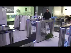 Puerta al aire libre de la barrera del oscilación IP65, puerta del peatón 240V de la anchura 600-900m m del torniquete de la puerta de oscilación de la entrada video