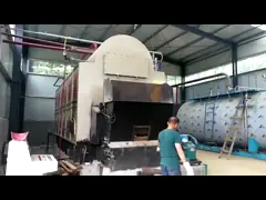 Боилер пара угля стокера цепной решетки деревянный для текстильной промышленности 6000кг/Х video