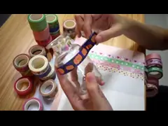 Таможня бумажной ленты Washi собственной личности слипчивая напечатала японскую бумажную маскируя ленту Washi video