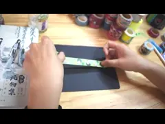 Фабрика Washi связывает изготовленную на заказ коробку тесьмой печатания распределителя установила ленту для маскировки Washi для ребенка video