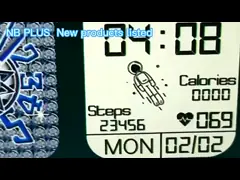 3D Dynamic Dial Smart Wristband Fitness Bracelet 170mAh For Android IOS