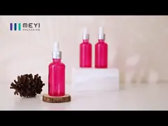 Бутылки капельницы ДИН 18мм стеклянные с печатанием Силкскрен и горячим штемпелевать video