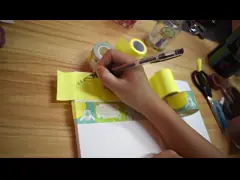 Простой стиль широко делает по образцу ленту 114mm маскируя Washi video