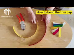 Эргономический инструмент приведенный Notcher руки отделки письма канала гальванизированный крышкой video