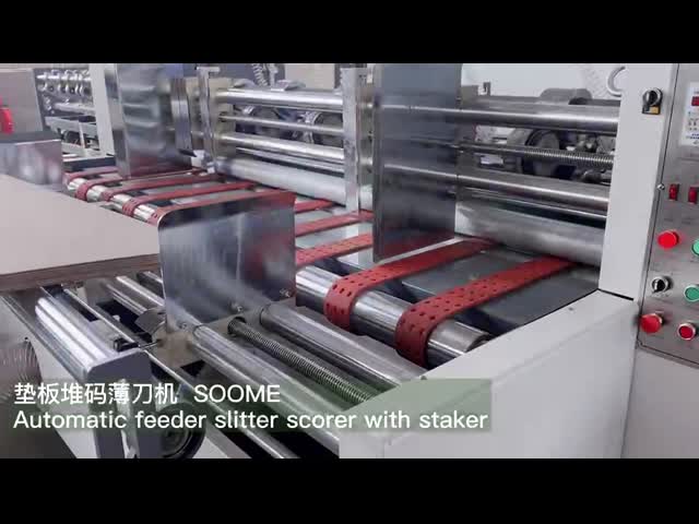 反対のスタッカーが付いている薄い刃スリッター スコアラー機械を作る2200mmのカートン