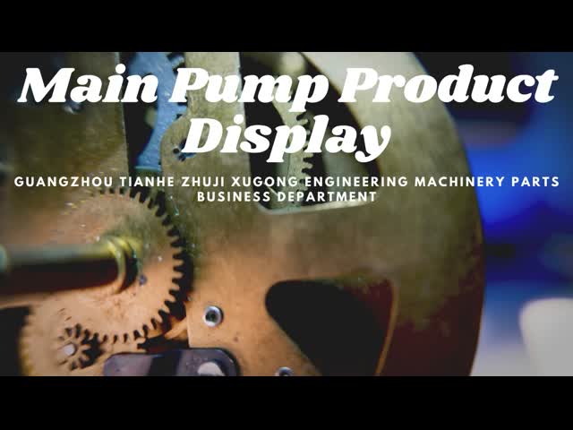 мини гидронасос 31M6-50031 с клапаном соленоида для Hyundai -3 видео