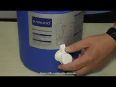 Машина Cryotherapy сжатия воздуха для блока насоса облегчения боли плеча электрического video