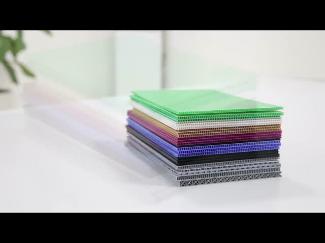 Colorful Anti UV Correx Corrugated Plastic Sheets