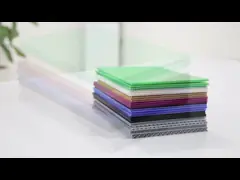 Colorful Anti UV Correx Corrugated Plastic Sheets