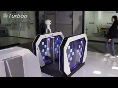 Турникет ворот скорости управления доступом, пешеходные ворота 240В с мотором сервопривода video