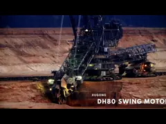 Mini Excavator Swing Motor Assy Doosan DH80  E80 Swing Device Final Device video