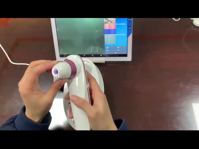 Анализатор кожи машины анализатора здоровья цифровых фотокамер машины анализатора здоровья китайский видео