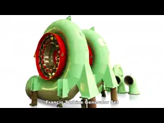 500kw 1000kw 2000kw μικρές Francis εγκαταστάσεις γεννητριών δύναμης γεννητριών τουρμπίνας υδρο