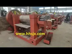 Two Roll Rubber Mixing Mill 60HRC With Motor Below