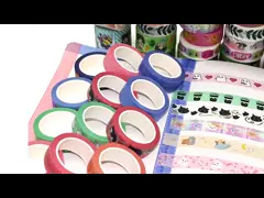 Оптовые продажи бумажной ленты 2020 Washi горячие напечатали водоустойчивую ленту Washi крена video