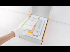 Портативный LCD показывает одиночный детектор ES20C VOC с ядровым сигналом тревоги video