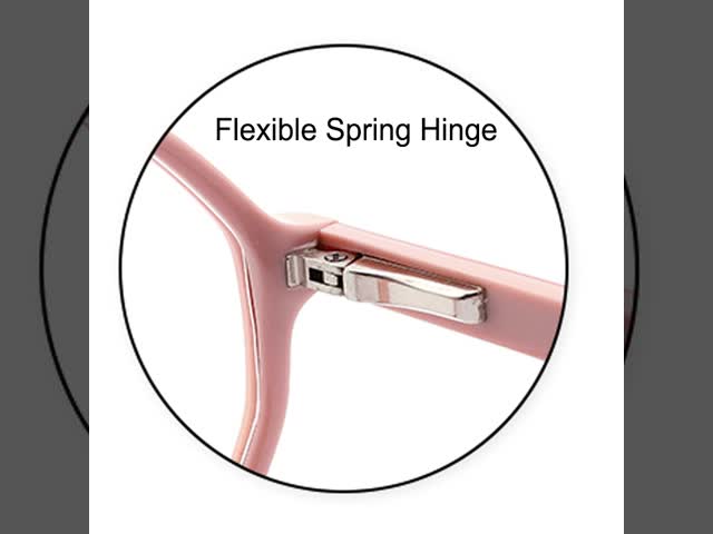 Ацетата моста объектива ПК рамка двойного оптически для женщин людей розовых видео