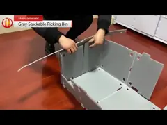 Eco Friendly PP Corrugated Plastic Box , Corrugated Plastic Storage Bins