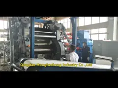 Single Motor 4 Roll Rubber Calender Machine 160kw