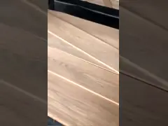 Лист облицовки дуба кроны облицовка 1200mm до 3800mm естественная деревянная video