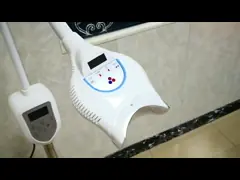 Мобильные зубы СИД зубоврачебные забеливая свет отбеливания зубов лампы 430nm video