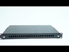 1U 24 Core ODF Fiber Optic Terminal Box Rack Mounted Sliding Type