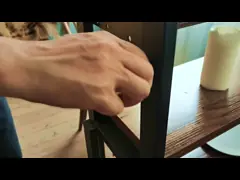 OEM складное 30,5 обеденных столов верхней части MDF деревянный складывая высота video