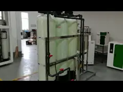 Умягчитель воды фильтра экрана касания PLC промышленный коммерчески для трудной воды video