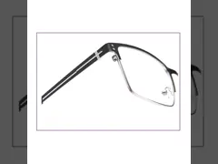 Optical Metal Half Rim Reading Glasses For Myopic Crowd